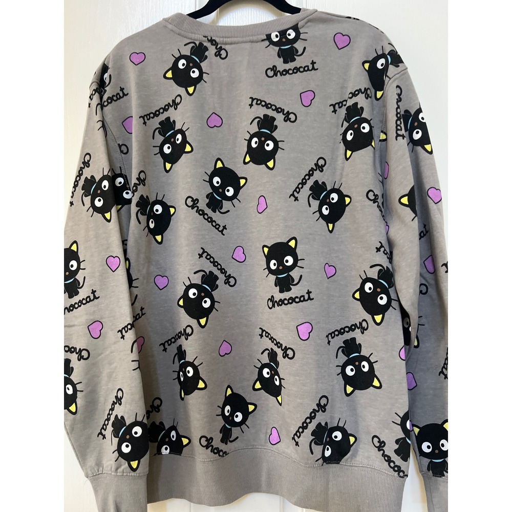 Sanrio Chococat Crewneck in Gray Size Women's Medium EUC - Picture 2 of 4
